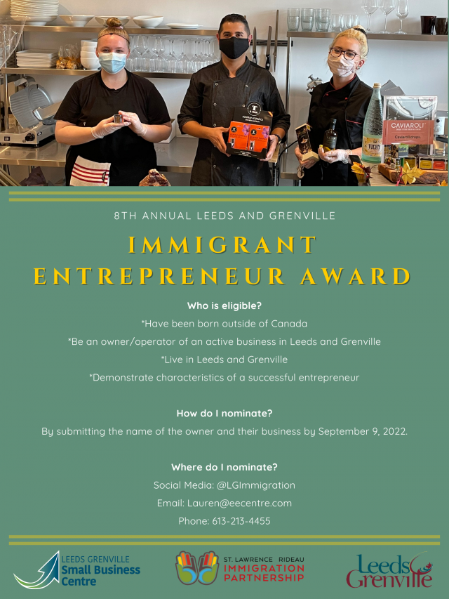 2022 Immigrant Entrepreneur Award